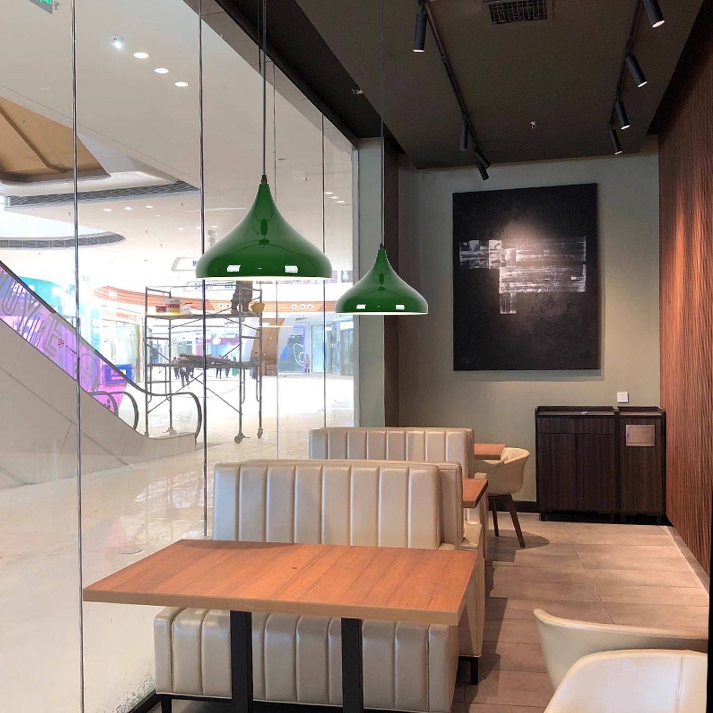 复古港式工业风红色餐厅火锅店饭店餐饮烧烤店奶茶店绿色怀旧吊灯,淘宝优惠券,粉丝福利购,淘宝优惠卷