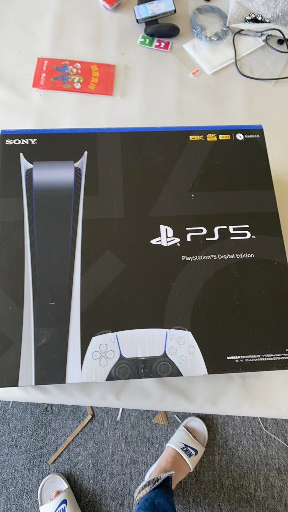 索尼可玩ps5游戏黑神话悟空PS5 Slim主机光驱版数字版家用游戏机