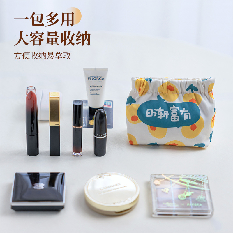 新款卡通数据线收纳包耳机随身袋自动闭合PU防水口红袋迷你弹片包 - 图2