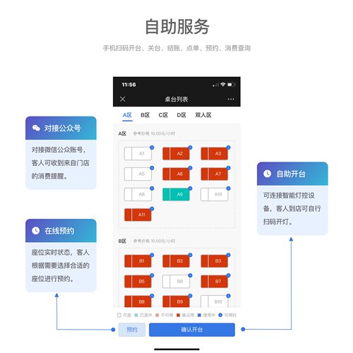 特惠乐馆新版共享自习室管理系统私人影院手机小程序定制预约软件 - 图2