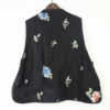 60416 Heni original design 2026 new style 100% mulberry silk turtle satin straight placket buckle women's vest
