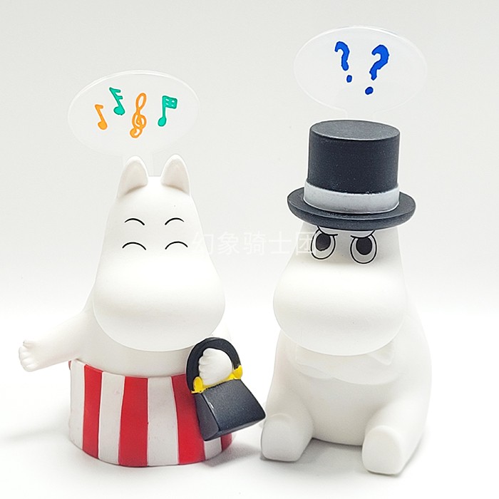 骑士团 日版现货 TOMY多美卡 Moomin 姆明 噜噜咪 表情立牌 扭蛋 - 图2