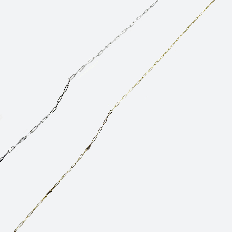 铭梦DIY钛钢超细可过珍珠孔链条10米一卷巨保色-图3