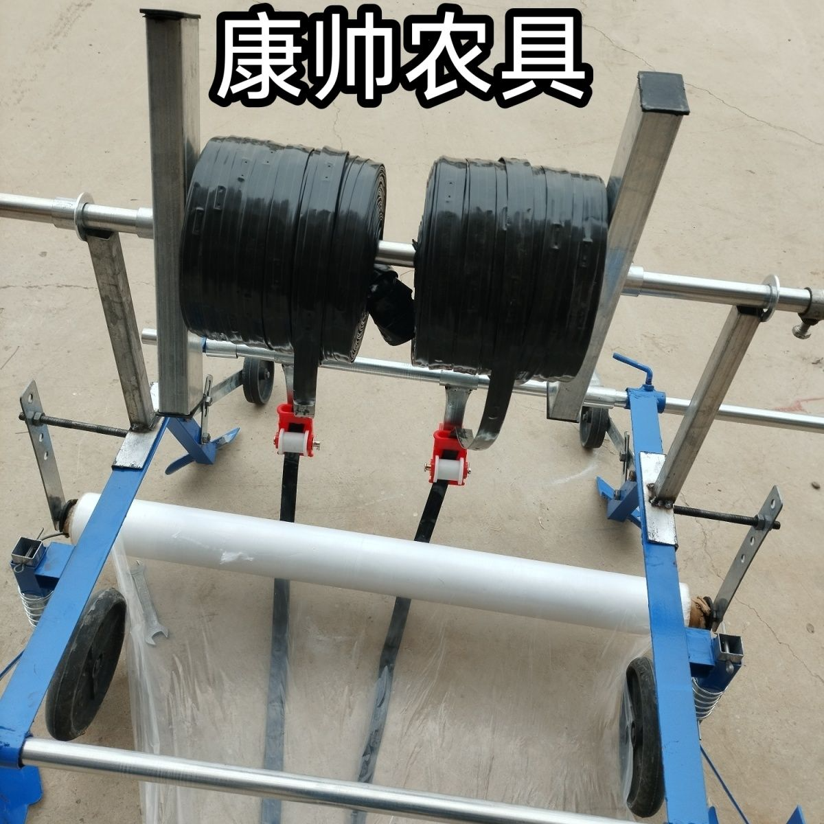 手拉式开沟覆膜铺滴灌一体机地膜覆盖可人力调节覆膜铺滴灌神器,淘宝优惠券,粉丝福利购,淘宝优惠卷