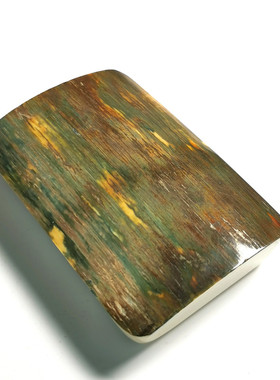 猛犸象牙冰料蓝皮定制雕刻无事牌