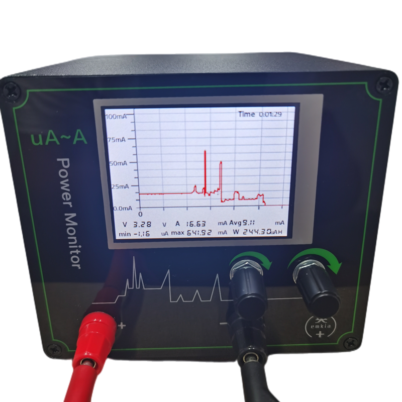 英加0.1uA-100A功耗分析仪无人机航模汽车电瓶功耗测试双向电流表 - 图3