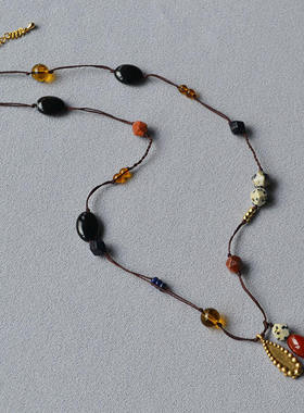 miyasophia玛瑙欧美小众复项链