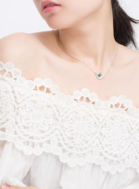 可米丽铜十字链男女通用项链