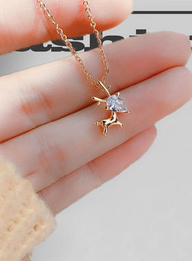 可米丽铜十字链男女通用项链