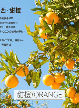 嘉媚乐甜橙单方精油润亮补水