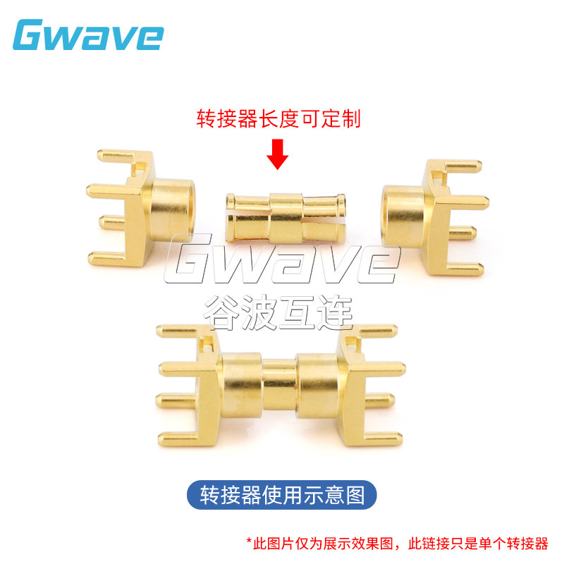 谷波互连SMP母转SMP母转接器板对板连接GPO-KK1/KK4/KK2 DC-33GHz - 图0