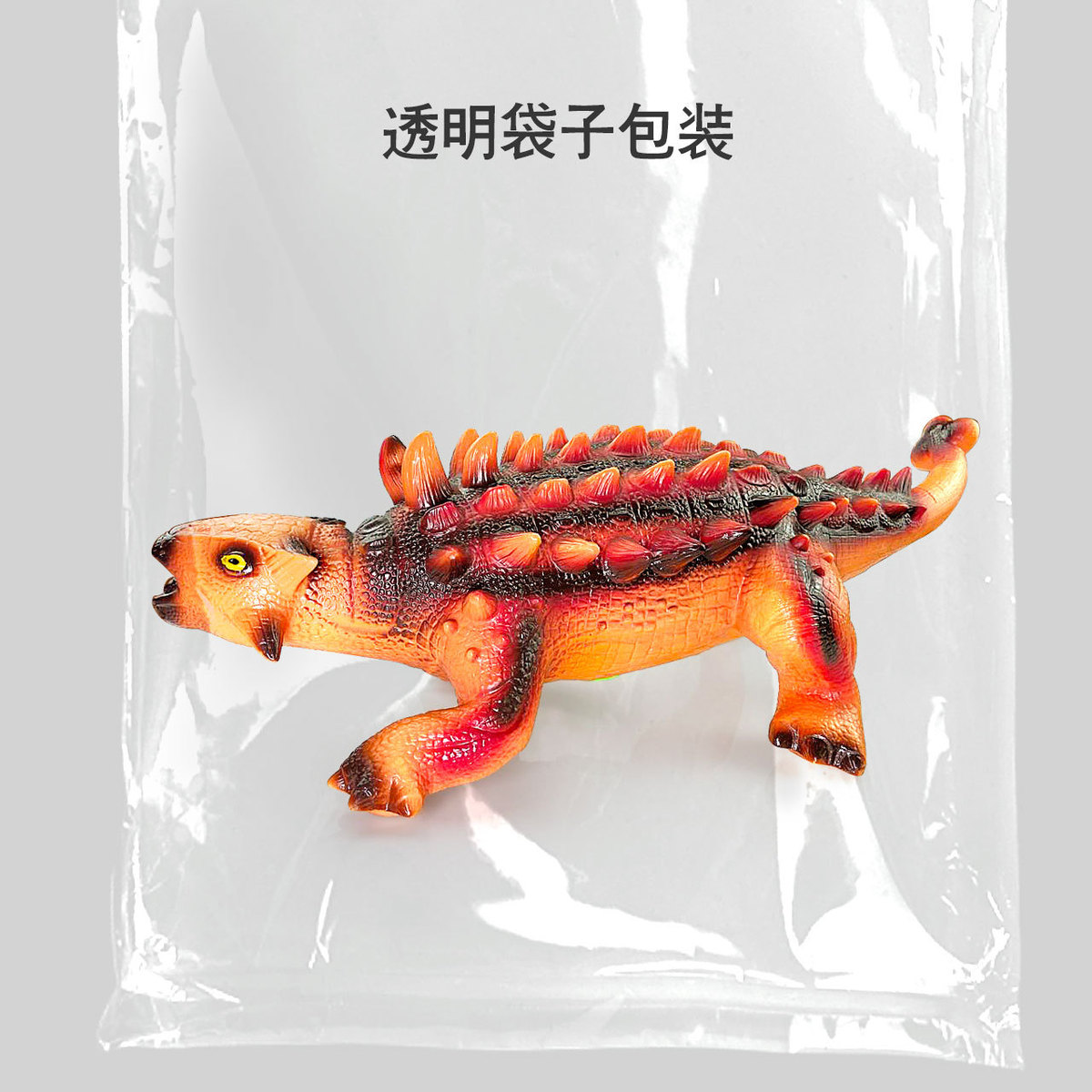 包邮电子发声恐龙玩具仿真大动物模型甲龙美甲龙软胶大号恐龙玩具 - 图1