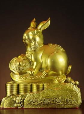 铜摆件底座十二生肖生肖家居装饰玄关办公摆件铜十二生肖