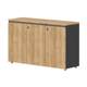 Three-door file cabinet low cabinet file information storage cabinet printer cabinet office storage cabinet wooden partition cabinet furniture