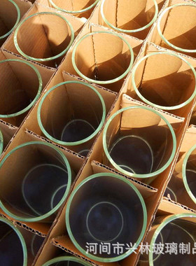 厂家通圆高硼硅透明玻璃管两头供应形玻璃罩