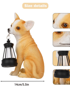 可爱动物提灯摆件太阳能户外花园庭院创意场景装饰temu热销