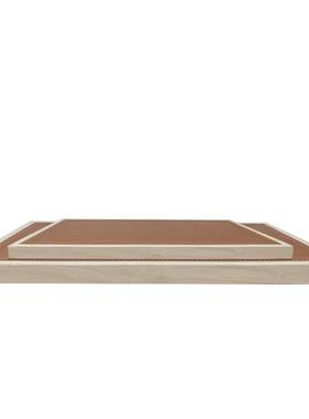 厂家直销长方形置物盘木质工艺品样板间家居摆件底座托盘底垫新品