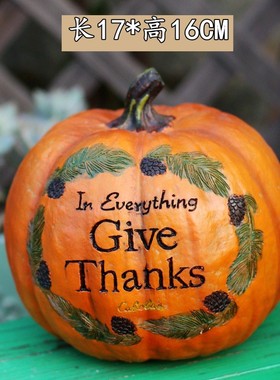 m3no园林万圣节户外南瓜摆件农场庭院花园装饰品商场美陈批发