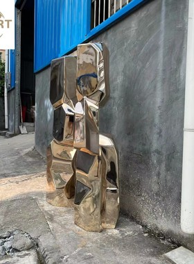 热销玻璃钢抽象现代酒店玄关客厅过道大厅艺术品摆设售楼处样板间