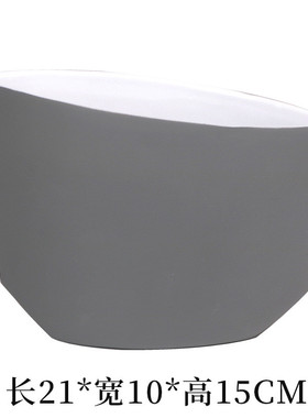 北欧简约创意样板间干花摆件花瓶设计师软装客厅几何艺术花器组合