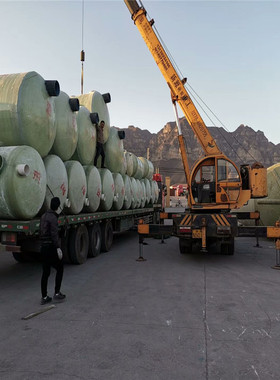 10立方 机械缠绕玻璃钢化粪 池、隔油池、蓄水池、污水处理池