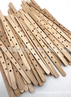 热销7孔木质固定板孔径：0.4cm10*18mm多孔烛芯固定木板蜡芯固定