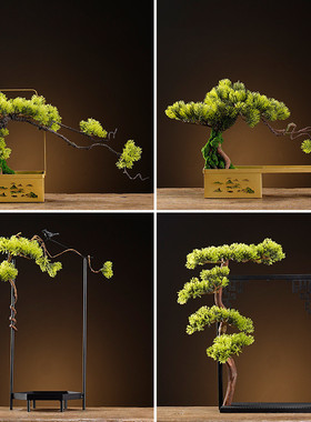 热销实木根雕底座展示架摆件创意风化木博古架子客厅玄关办公室装