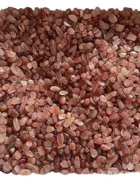 碎石直供草莓晶粉晶红草莓西瓜红碎石红碧玉厂家批发