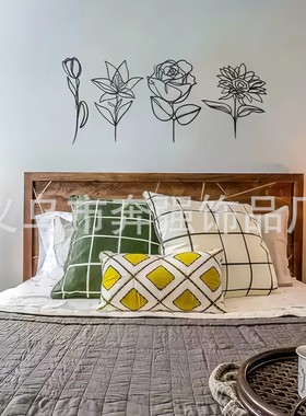 新品金属装饰画墙壁装饰挂件家居墙壁花卉艺术壁挂