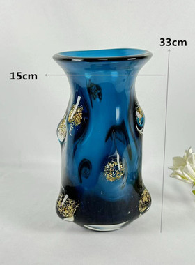 北欧玻璃花瓶轻奢摆件创意琉璃艺术花瓶批发摆件花器装饰品软装推