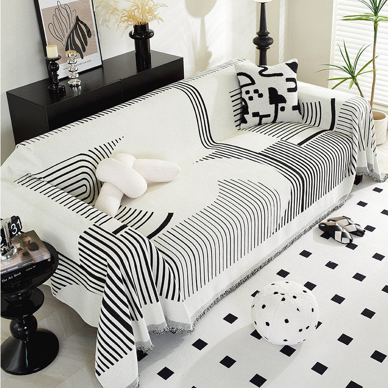 北欧风沙发盖布现代简约一片式盖雪尼尔沙发垫巾四季通用沙发套罩,淘宝优惠券,粉丝福利购,淘宝优惠卷