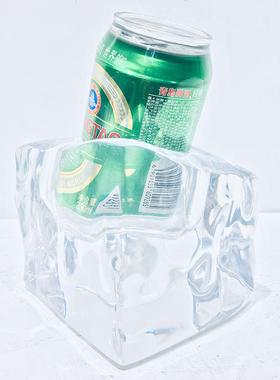 热销铂晶水晶树脂摆件酒店创意铂晶雕塑玄关艺术装饰透明抽象工艺