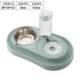 Pet cat bowl double bowl dog bowl non-wet mouth automatic water dispenser anti-knock over rice bowl pet daily necessities