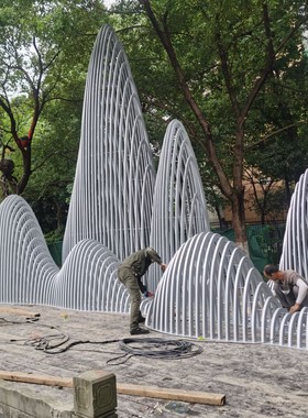 热销专业制作不锈钢户外市政绿地雕塑景观雕塑标志logo校园雕塑