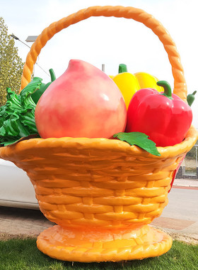 热销大型玻璃钢仿真水果摆件农产品雕塑采摘园广场景观景点美陈蔬