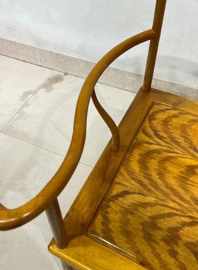 金丝楠木小叶桢新中式禅椅打坐椅楠实木太师椅休闲靠背椅家用红木