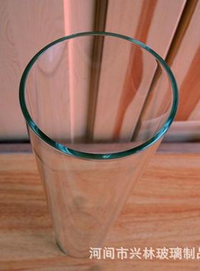 厂家高供应硼硅透明玻璃管两头通圆形玻璃罩