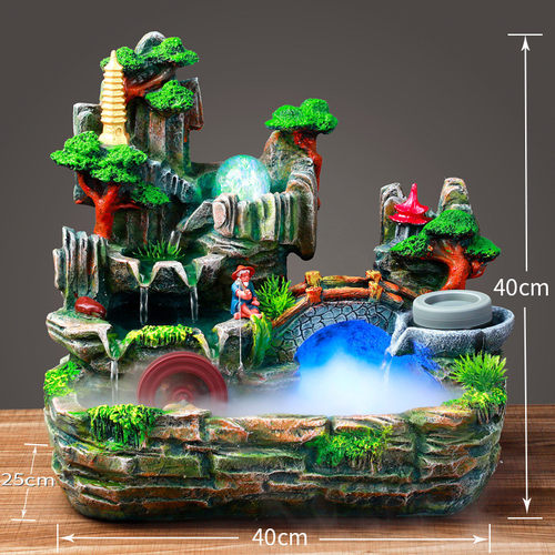 仿真小假山石装饰水族箱造景鱼缸摆件石树脂水草工艺品摆件 - 图0