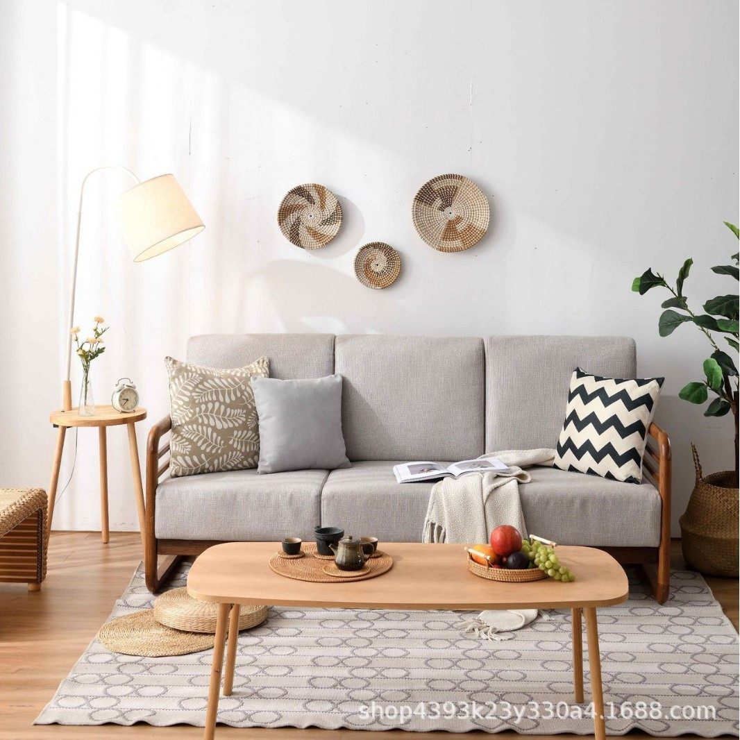 手工编织海草挂墙装饰品心形圆形挂饰篮子立体干花波西米亚,淘宝优惠券,粉丝福利购,淘宝优惠卷