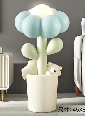 1s2j批发客厅大型花朵灯落地摆件家居饰品卧室沙发旁新房电视柜乔