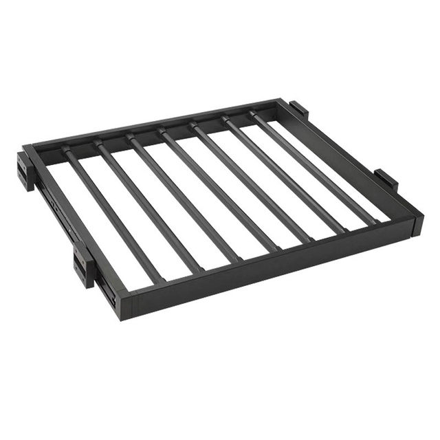 Washing machine pull-out clothes drying rack balcony hidden telescopic invisible clothes drying rack trouser rack built-in storage pull-out slide rail