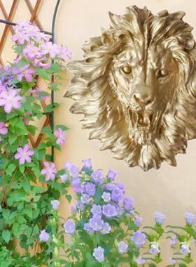 热销动物树脂 lion head wall 壁挂 art 狮子头mounted专用玻璃钢