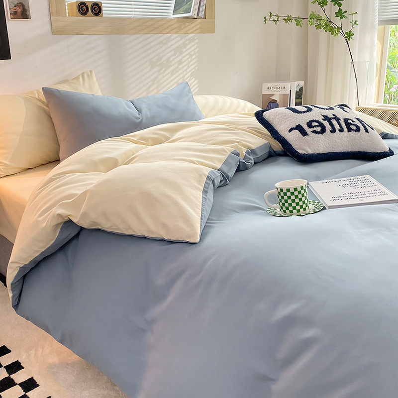 vhm7批发ins四件套被子纯床上用品床单被套被罩学生宿舍水洗棉全,淘宝优惠券,粉丝福利购,淘宝优惠卷