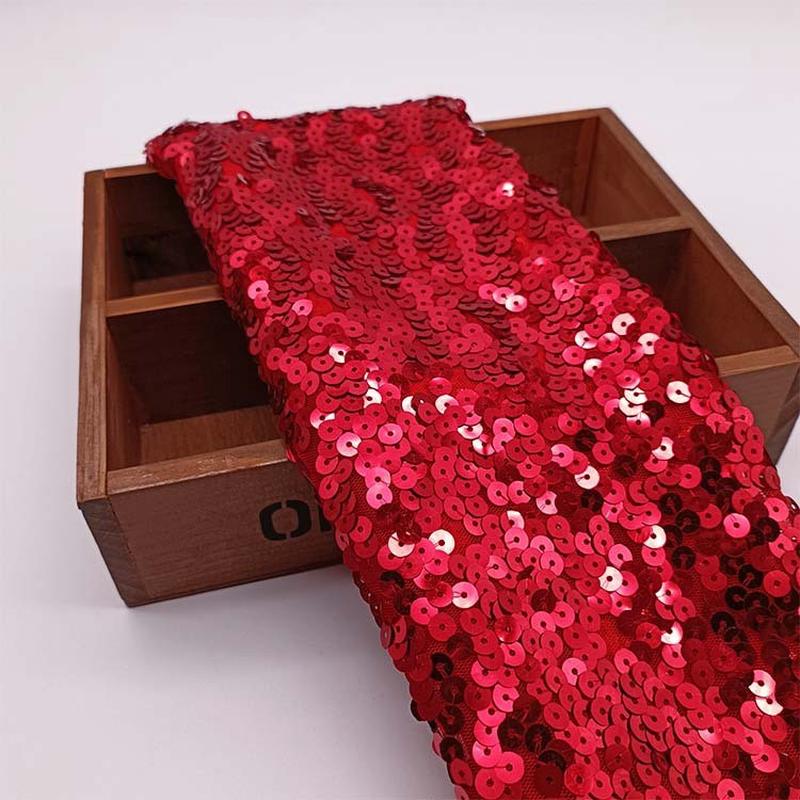 6厘材面料pet珠片绣服饰鞋瓜子亮片工艺品箱包布料电脑绣花辅料 - 图1