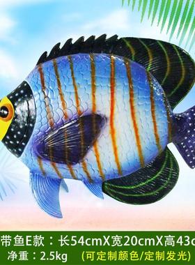 发光螃蟹珊瑚海洋主题装饰品龙虾灯热带鱼模型雕塑空中吊饰批发