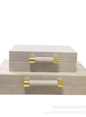 热销厂家直销中式软装首饰盒卧室样板房收纳盒衣帽间酒店工艺饰品