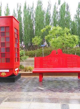 热销户外工艺摆设小区别墅图案铁艺简约公园小区摆件隔断摆件雕塑