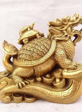 供应如意铜龙龟三代龟龟龙头家居工艺
