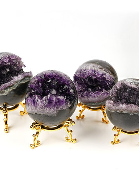 装饰紫晶簇开口笑紫晶洞聚宝盆家居办公天然紫水晶工艺品摆件批发