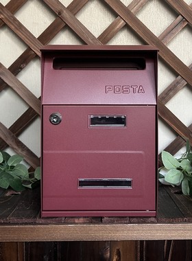 9qxc批发密码锁信箱装饰雨水港式邮箱别墅信报箱室外防美式意见箱